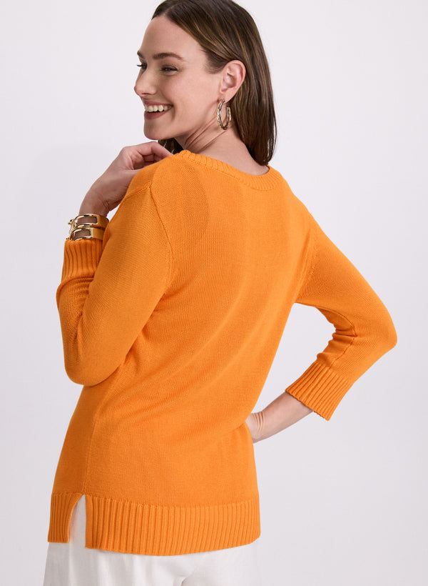 Laura Ribbed Knit Sweater