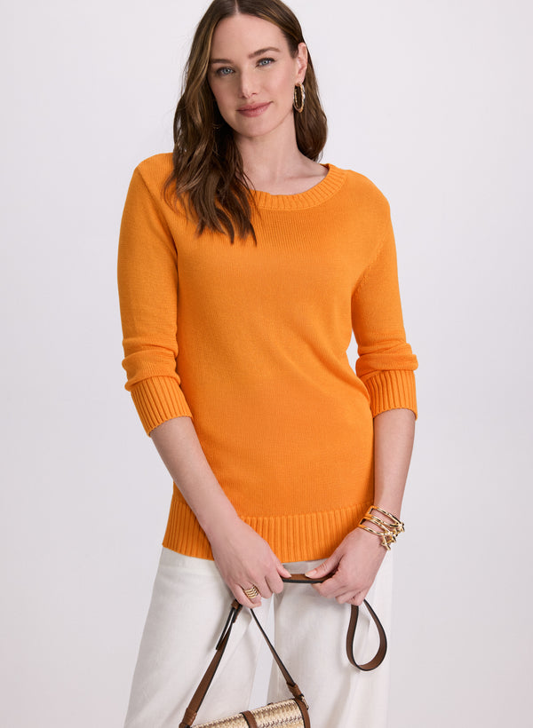 laura Ribbed Knit Sweater