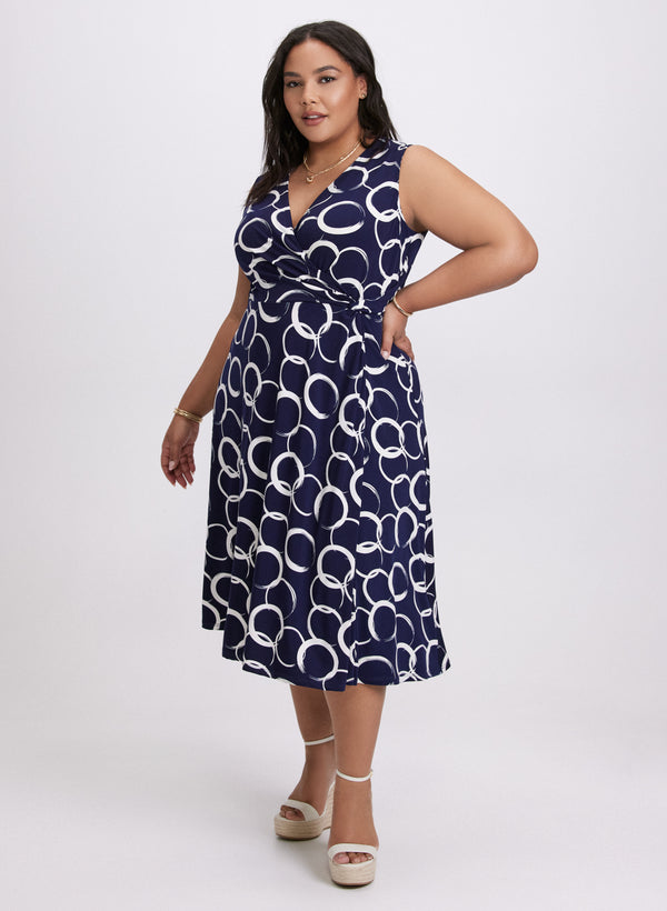 laura Ring Print Dress
