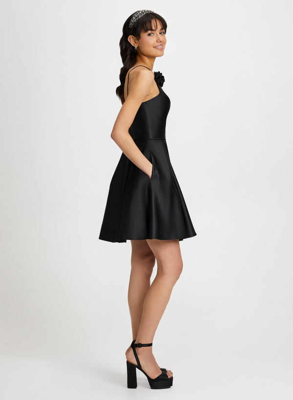 Laura Rose Detail Halter Neck Dress