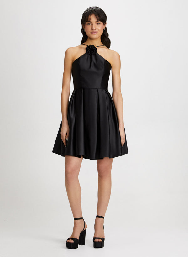 laura Rose Detail Halter Neck Dress