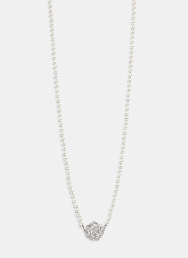 laura Rose Pendant Pearl Necklace