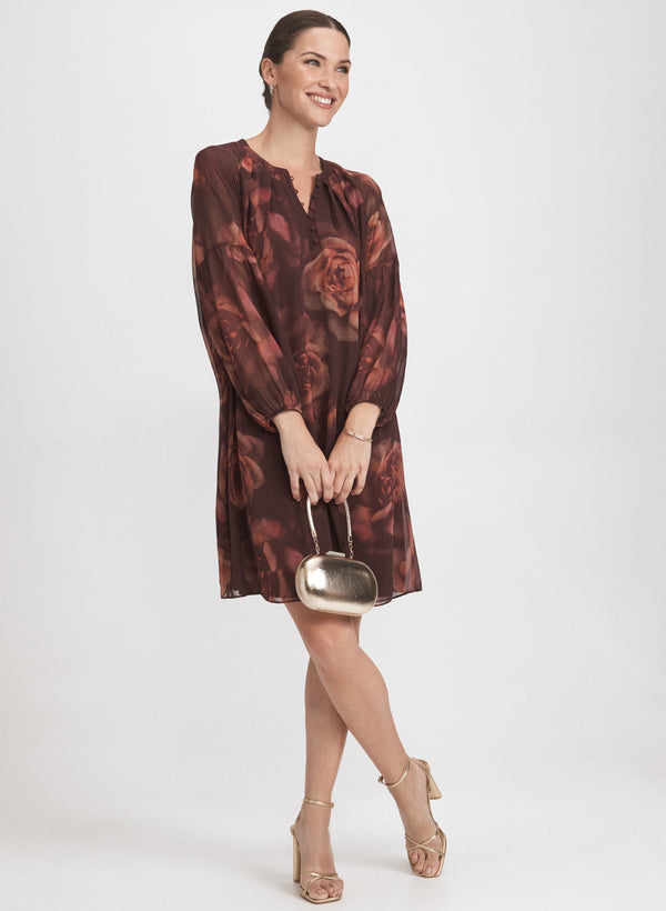 laura Rose Print Dress