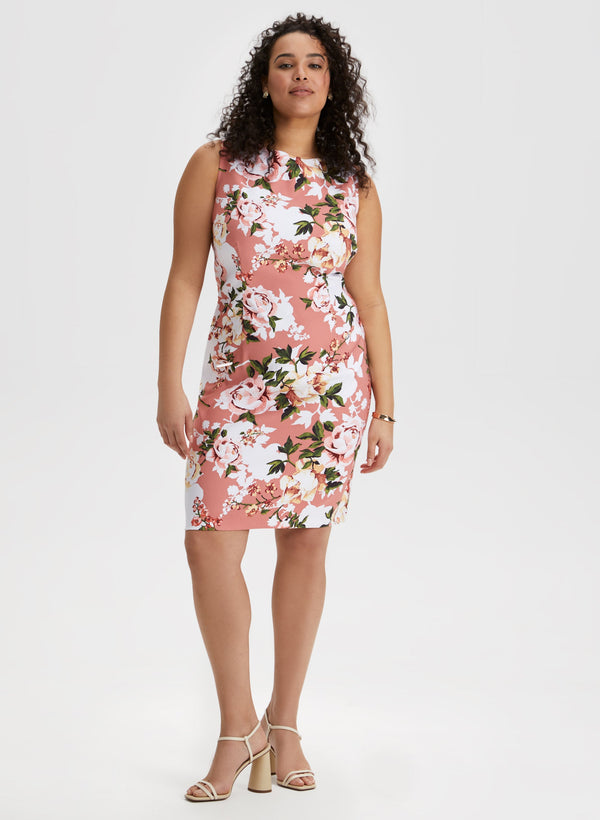 laura Rose Print Sleeveless Dress