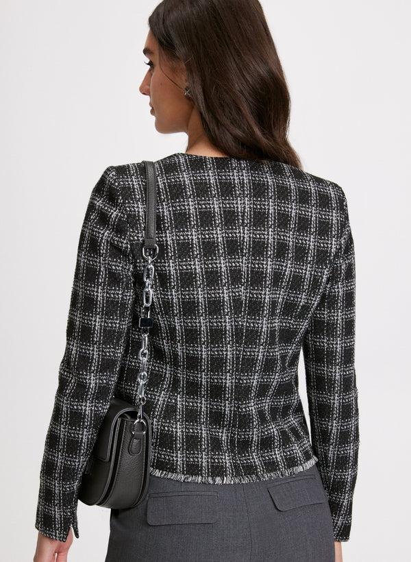 Laura Rosette Detail Bouclé Jacket