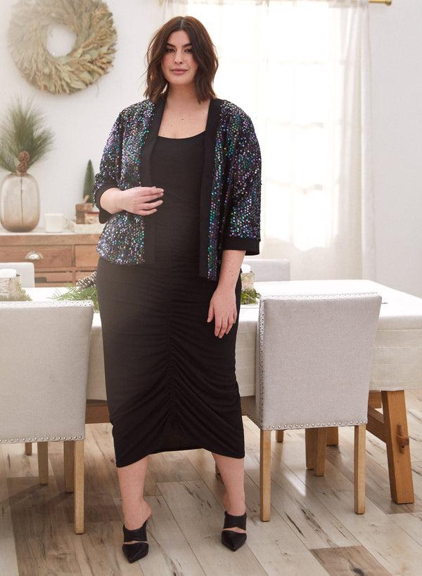 Laura Ruched Maxi Skirt