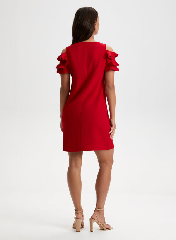 Laura Ruffle Detail Day Dress