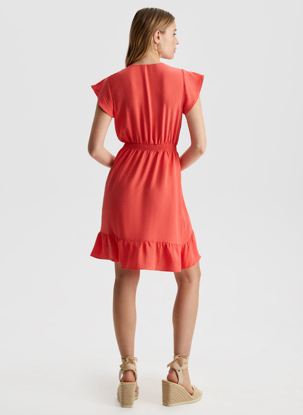 Laura Ruffle Detail Dress
