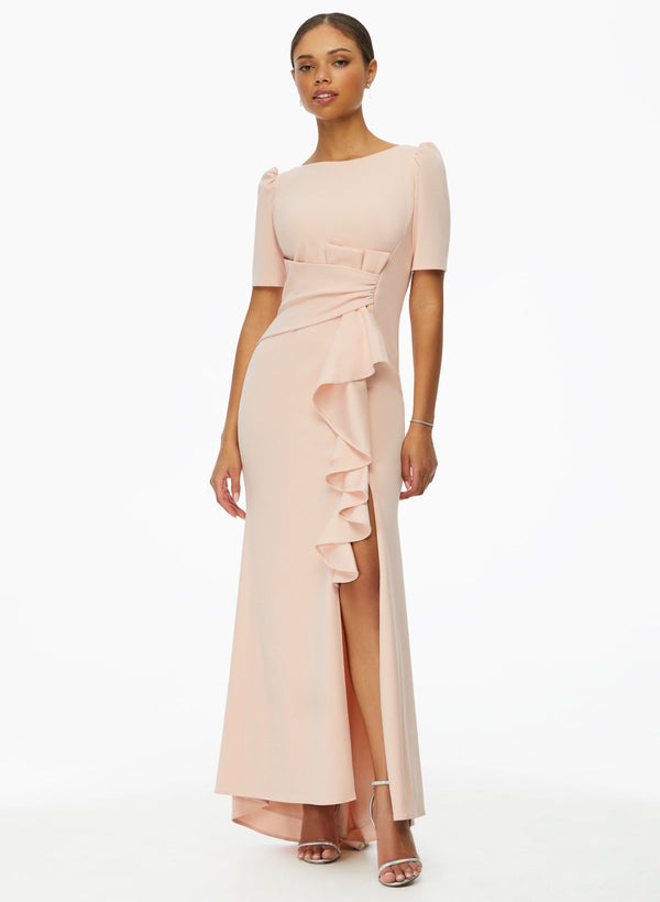 laura Ruffle Detail Dress