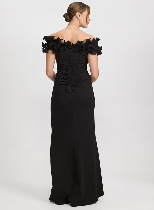 Laura Ruffle Off-The-Shoulder Dress