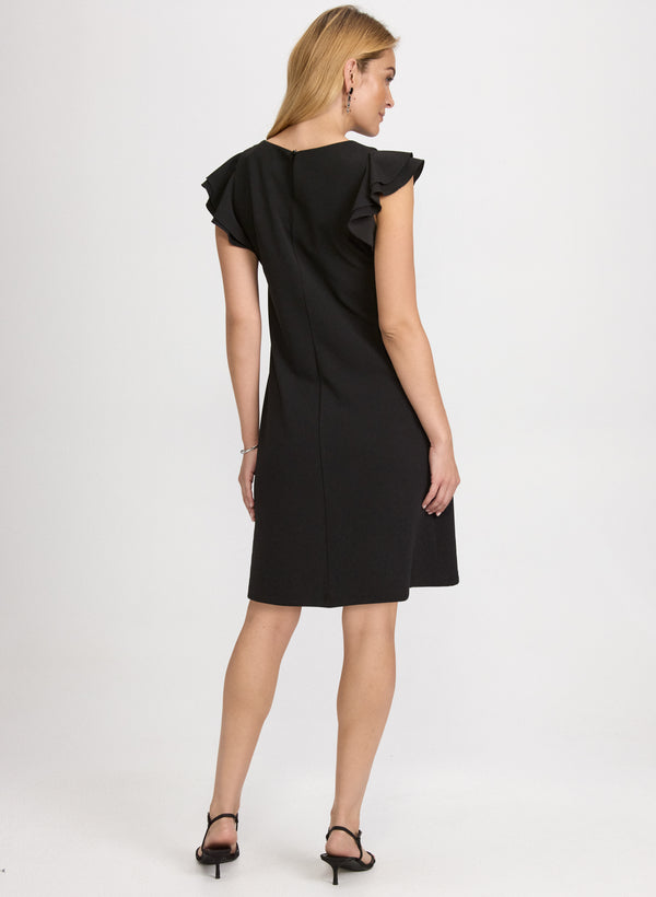 Laura Ruffle Sleeve Dress