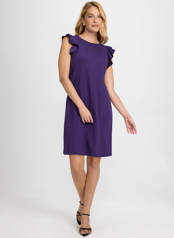 Laura Ruffle Sleeve Dress