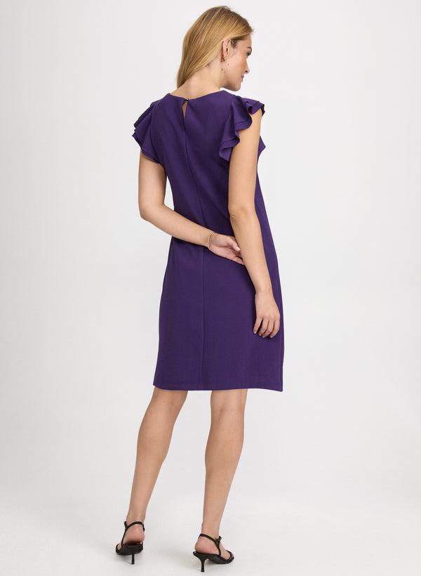 Laura Ruffle Sleeve Dress