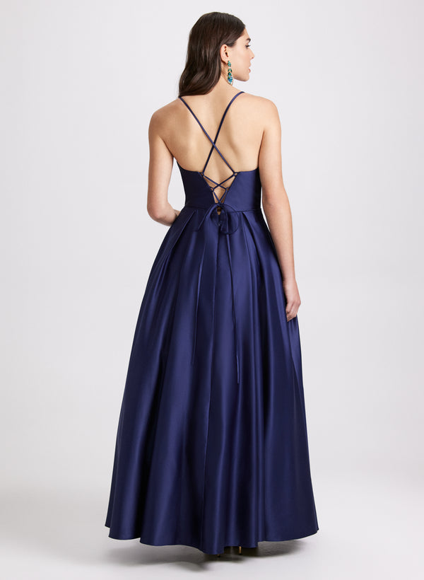 Laura Satin Corset Ballgown Dress