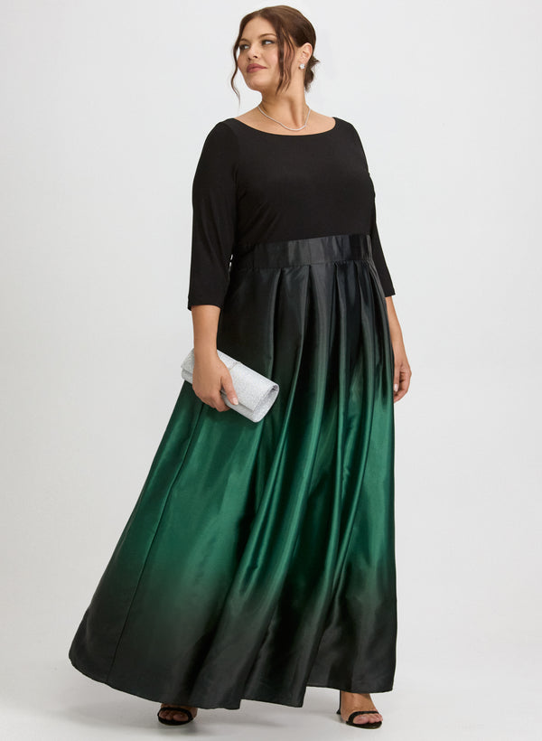 laura Satin Ombre Dress