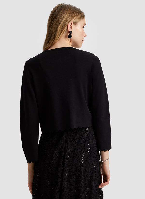 Laura Scallop Detail Bolero