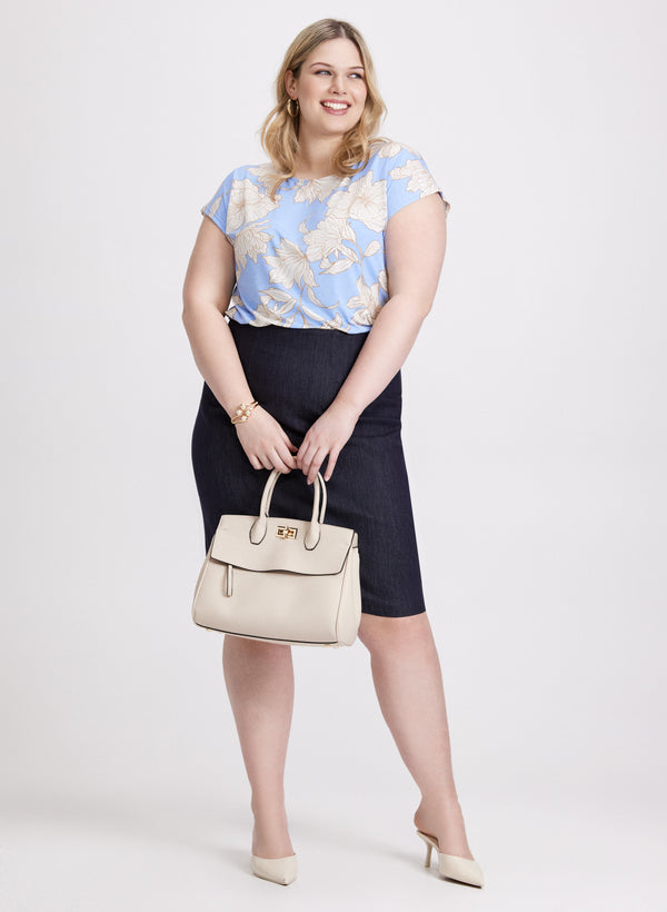 Laura Scoop Neck Floral T-Shirt