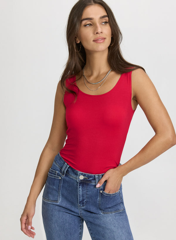 laura Scoop Neck Tank Top