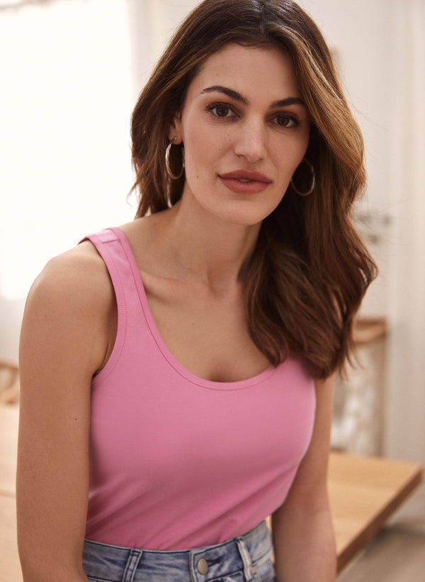 Laura Scoop Neck Tank Top