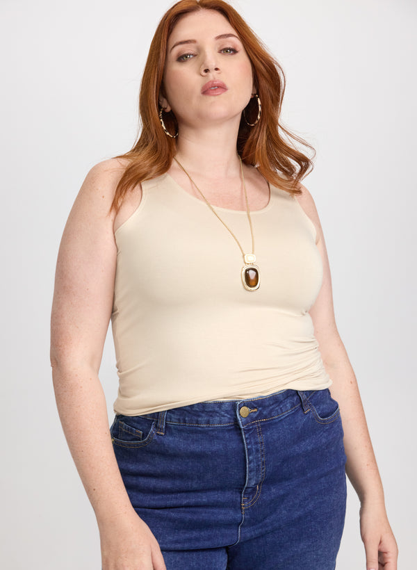 laura Scoop Neck Tank Top