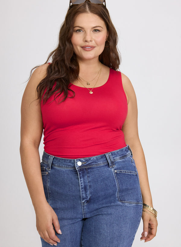 laura Scoop Neck Tank Top