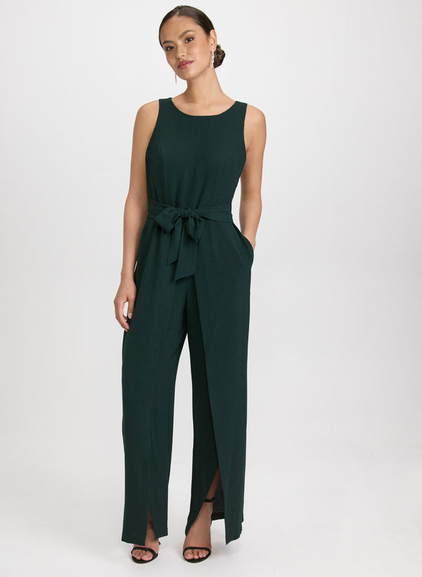 laura Self-Tie Sash Jumpsuit