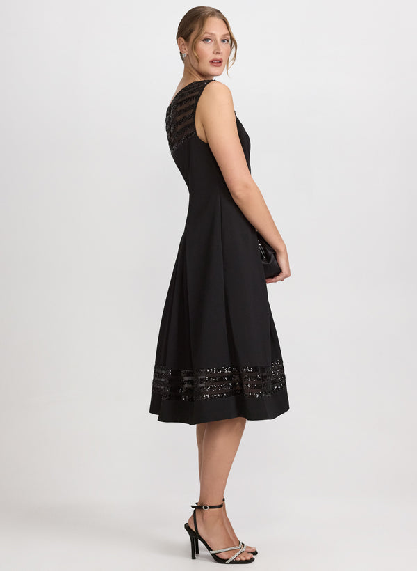 Laura Sequin Detail Dress