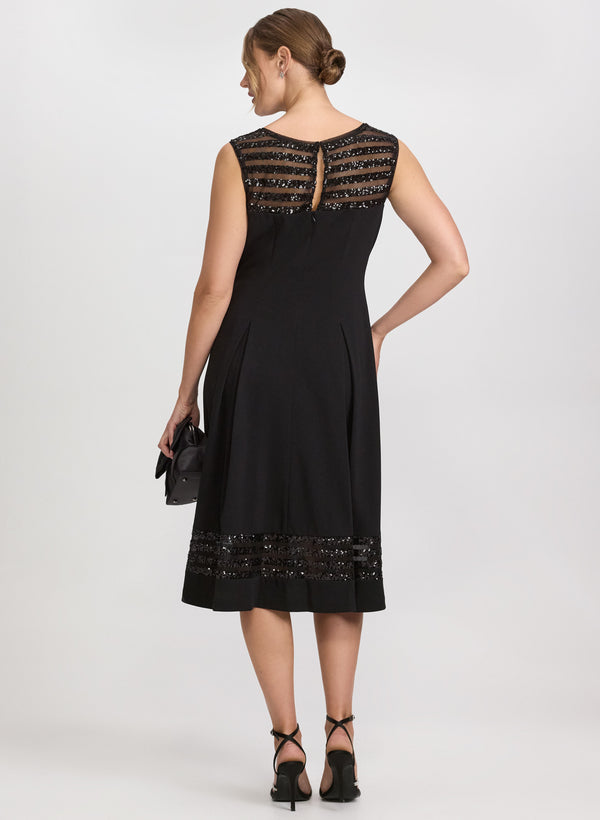 Laura Sequin Detail Dress