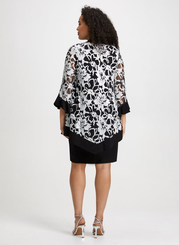 Laura Sequin Detail Dress & Jacket Set