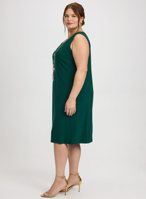 Laura Sequin Embellished Jacket & Dress Set