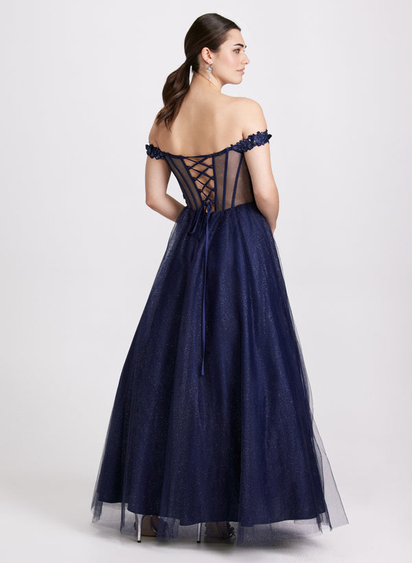 Laura Sequined Butterfly Appliqué Dress