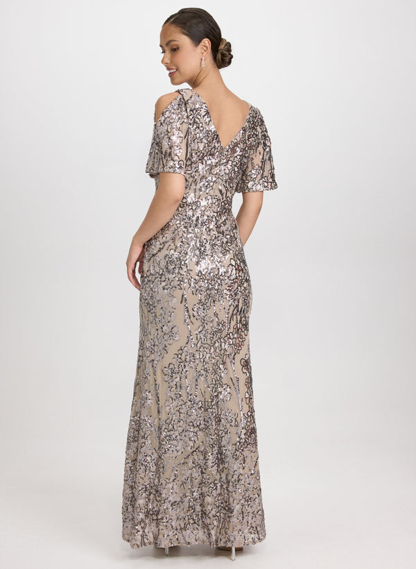 Laura Sequined Floral Dress