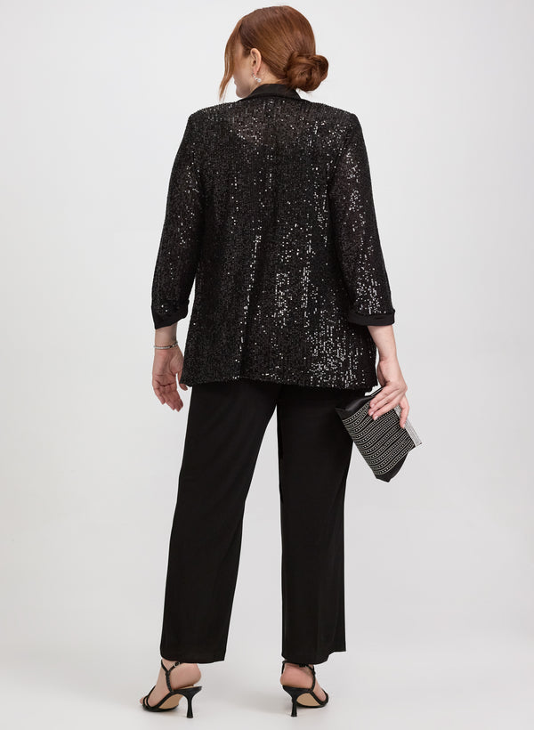 Laura Sequined Jacket Tops & Pants Set