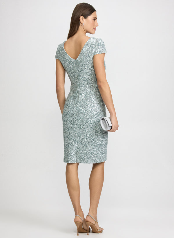 Laura Sequined Lace Dress