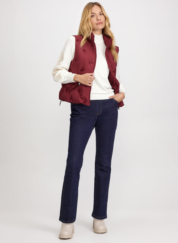 Laura Sequined Nylon Vest