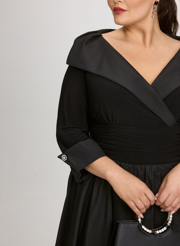 Laura Shawl Collar Dress