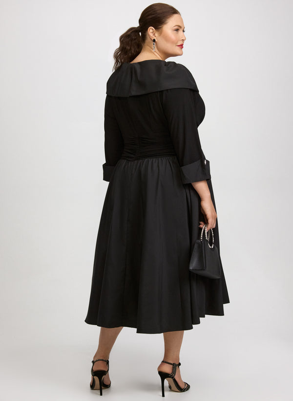Laura Shawl Collar Dress