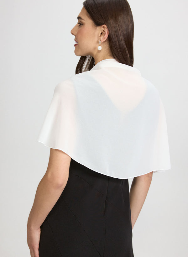 Laura Sheer Chiffon Shawl