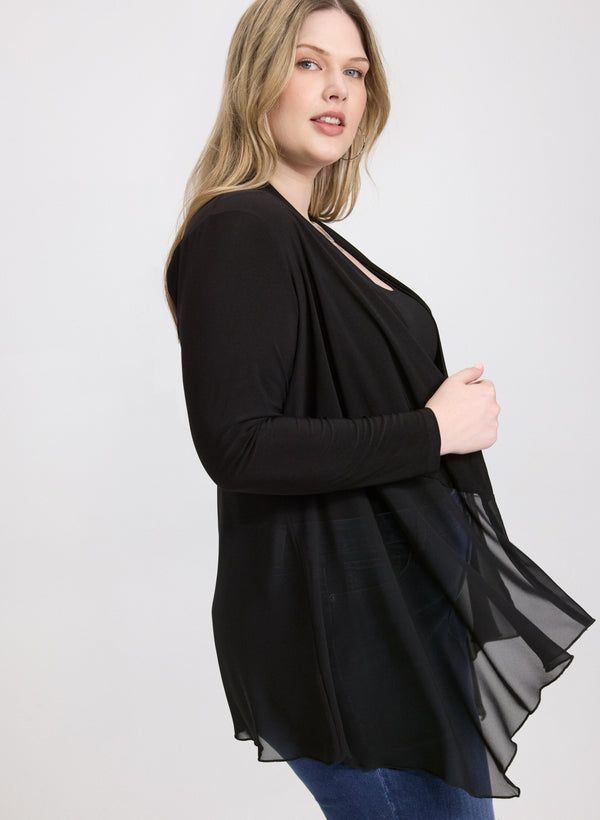 Laura Sheer Open-Front Cover-Up