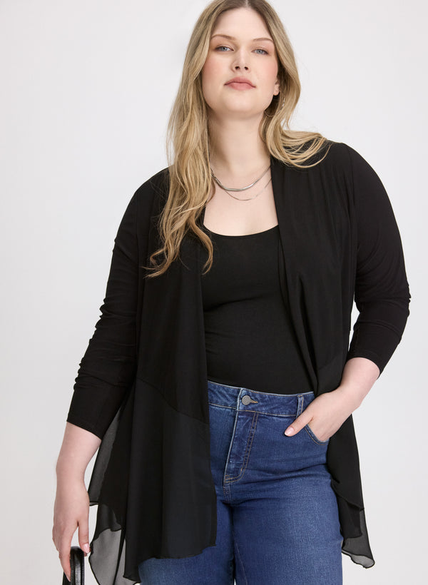 laura Sheer Open-Front Cover-Up