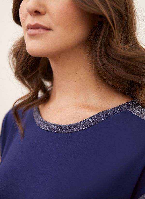 Laura Shimmer Detail Tee