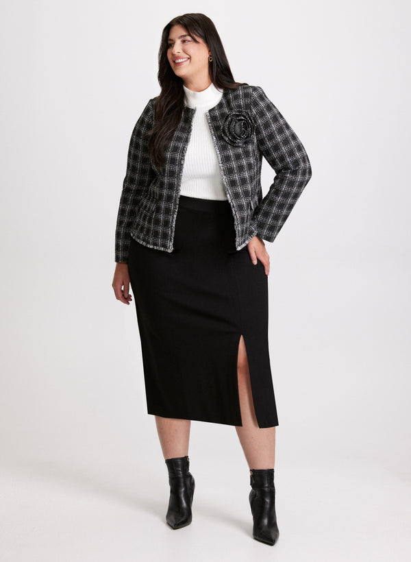 laura Short Bouclé Jacket & Pencil Skirt