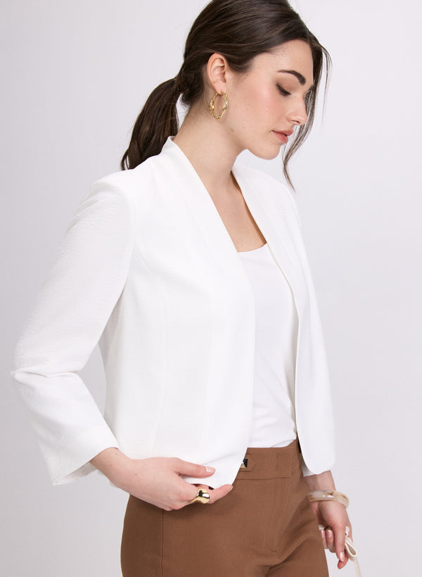 Laura Short Collarless Jacket