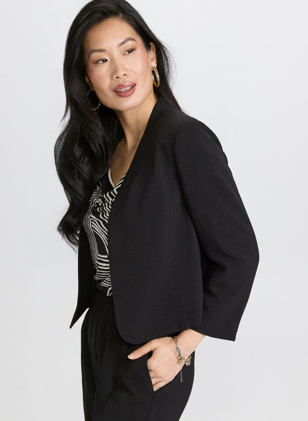 Laura Short Collarless Jacket