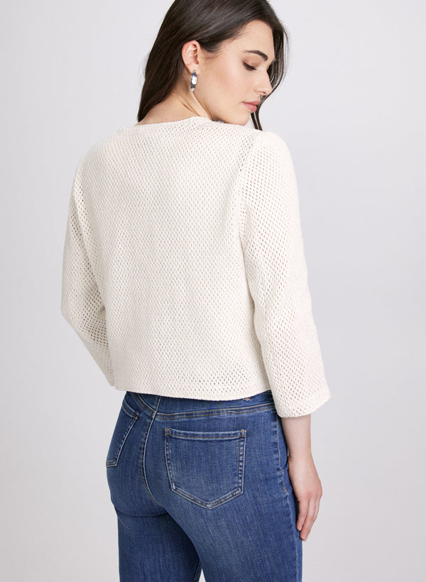 Laura Short Crochet Jacket