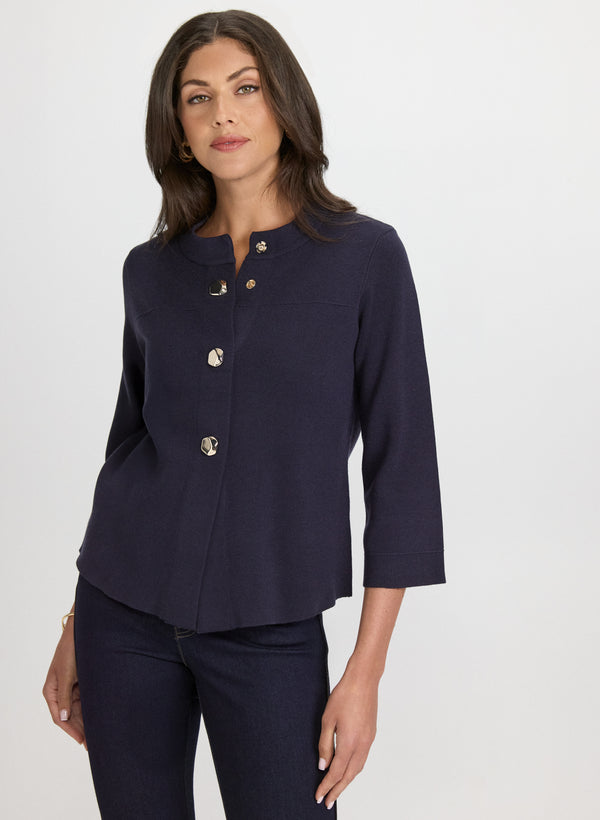 laura Short Knit Cardigan