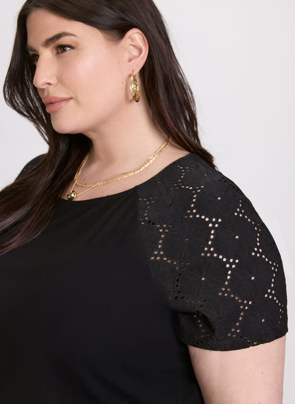 Laura Short Raglan Sleeve Top