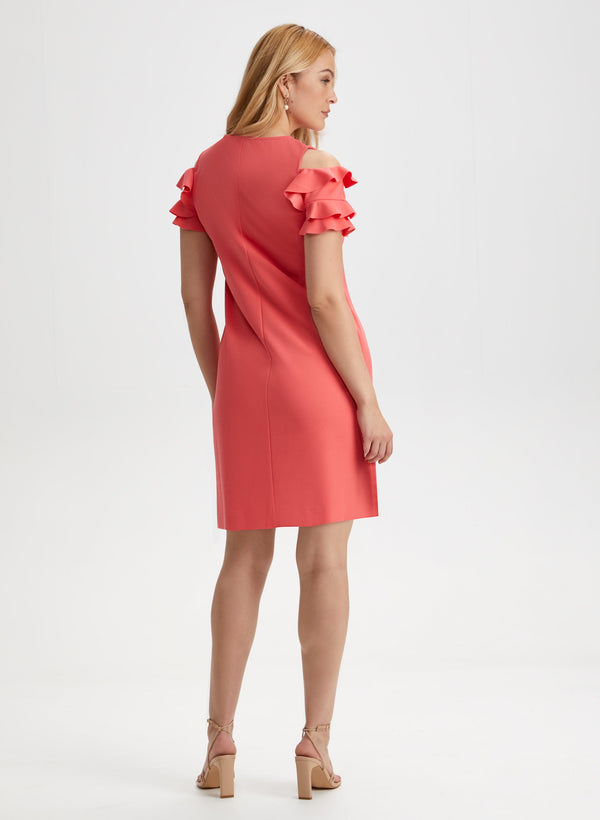Laura Short Ruffle Detail Dress