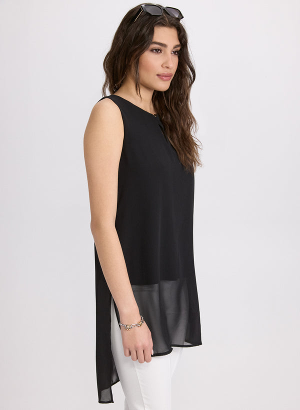 Laura Sleeveless Asymmetric Tunic