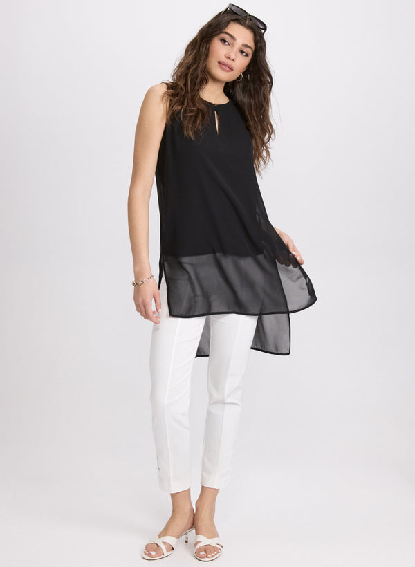 Laura Sleeveless Asymmetric Tunic